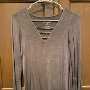 American eagle soft and sexy long sleeve shirt